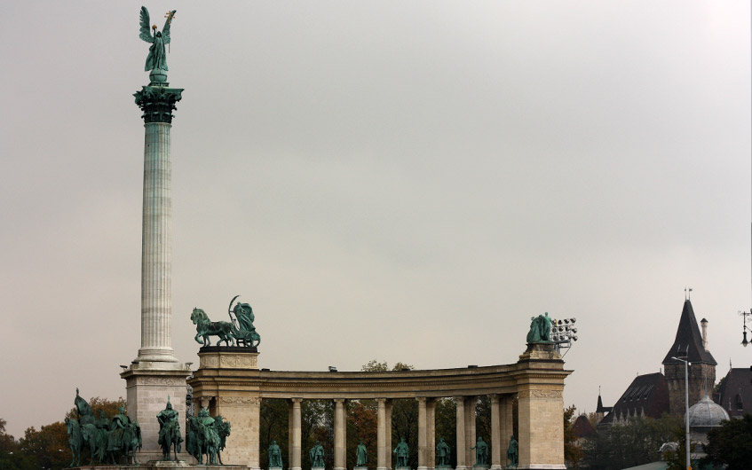 Der Heldenplatz.