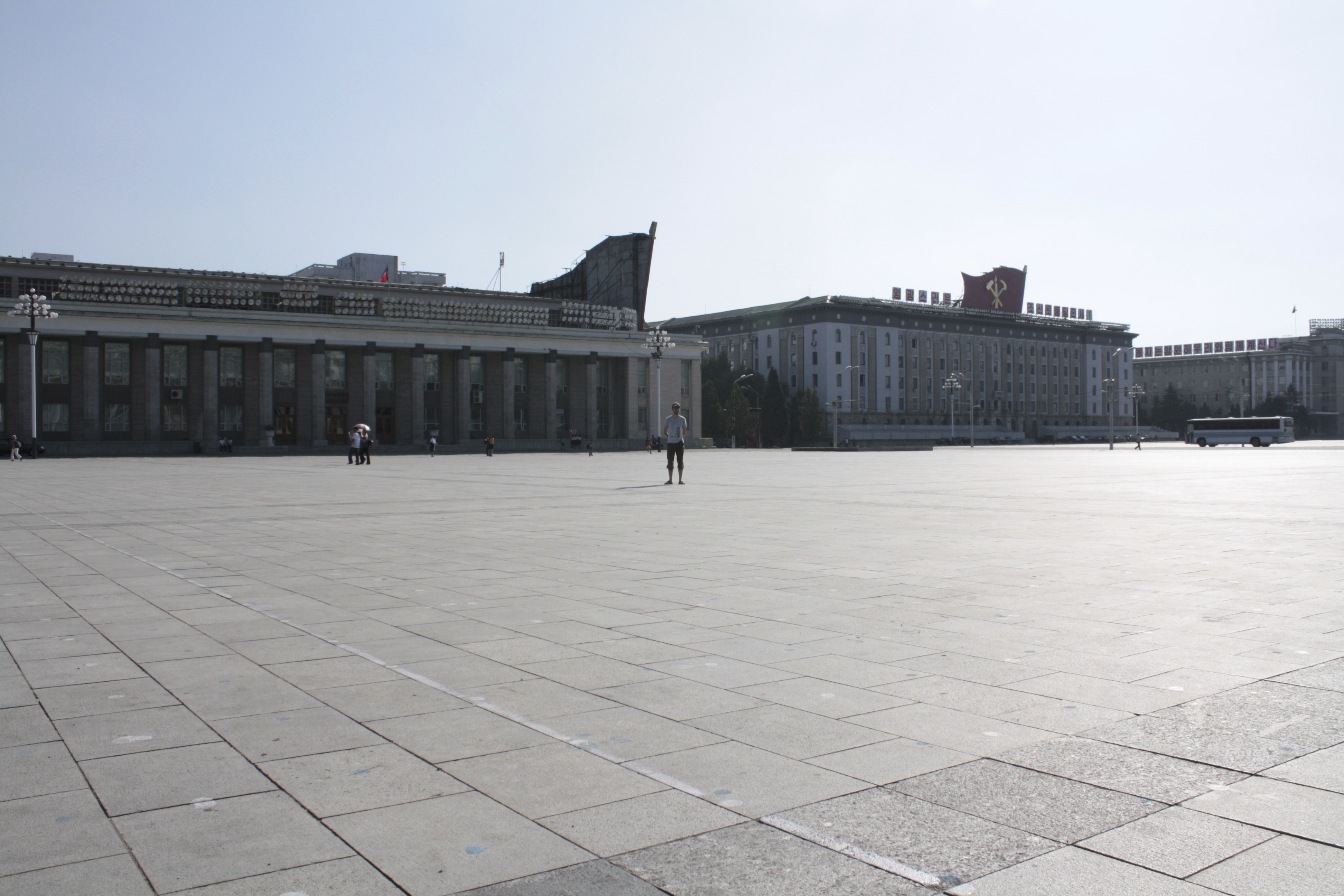 Dominik in Pyongyang.