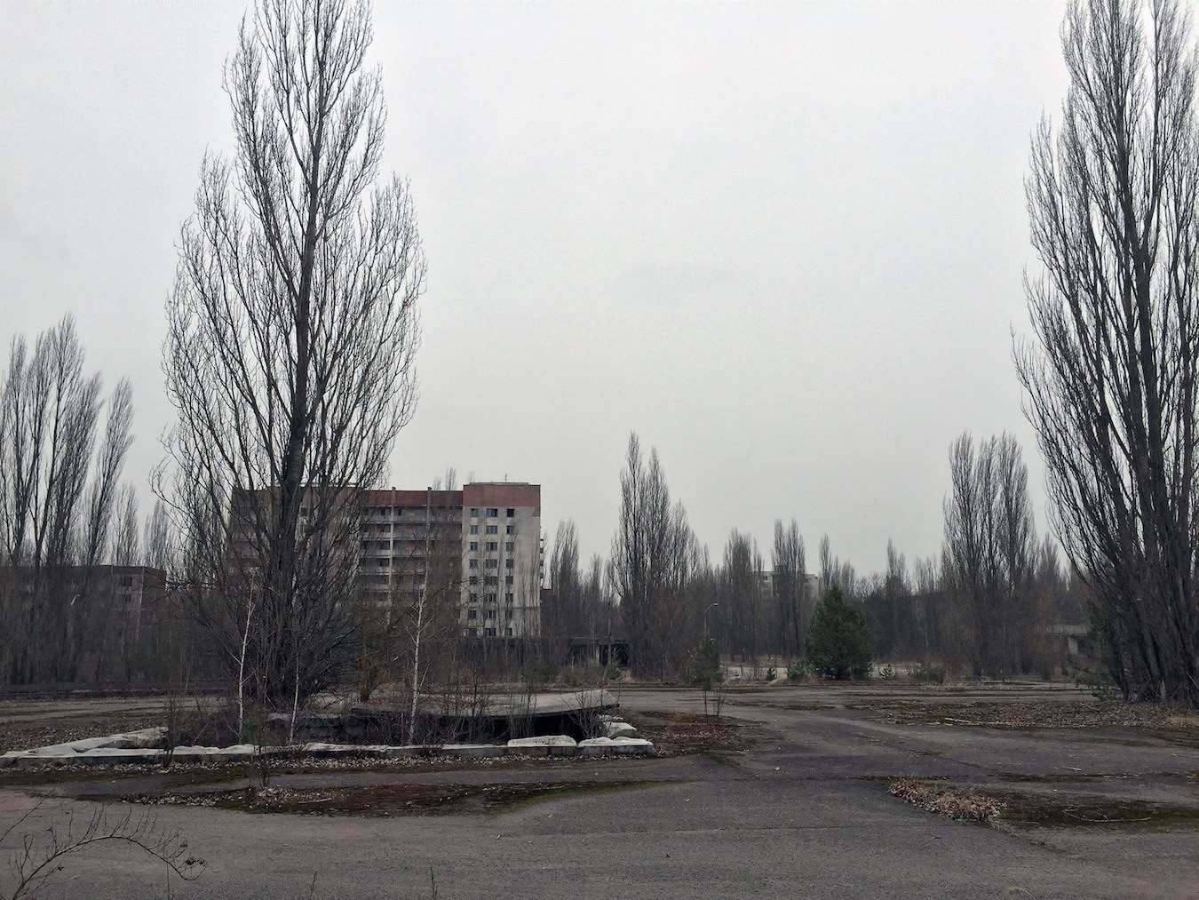 Downtown Prypjat.