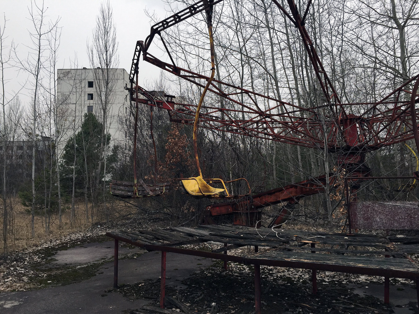 This fun fair never opened.